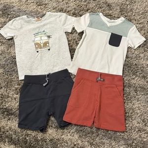 Boys shorts and tshirt bundle